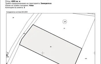Auction image Земеделска земя/имот, ферма, парник/оранжерия